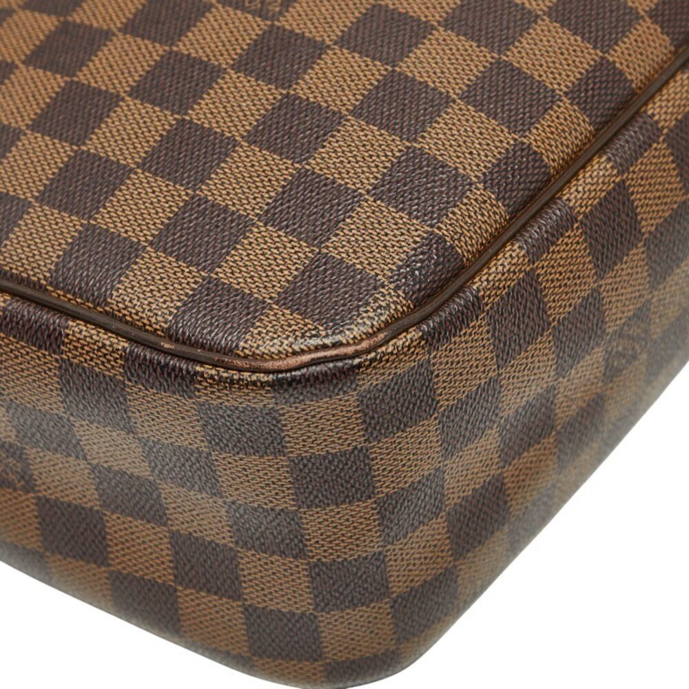 LOUIS VUITTON Authentic Brown Damier Leather Tote Bag - Picture 5 of 13